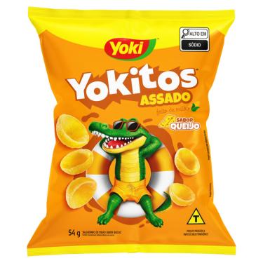 Imagem de Salgadinho de Milho Conchinha Queijo Yokitos Yoki 54g