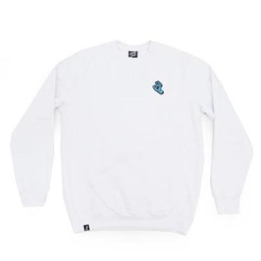 Imagem de Moletom Santa Cruz Careca Screaming Hand Chest - Branco-Masculino