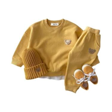 Imagem de Conjunto De Roupas De Outono Para Bebês Meninos E Meninas, Moletom Esp