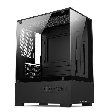 Imagem de Gabinete Gamer Bluecase BG-055 HIT PRO, Mid tower, Micro ATX e Mini ITX, 3XFAN Rainbow-Unissex