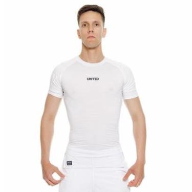 Imagem de Camiseta United performance de compressão térmica Manga Curta Proteção Solar UV 50+-Masculino