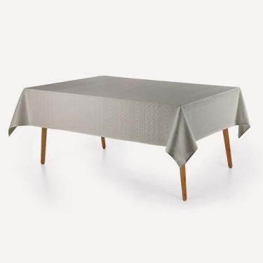 Imagem de Toalha de Mesa 6 Lugares Karsten Sempre Limpa Artemis Cinza