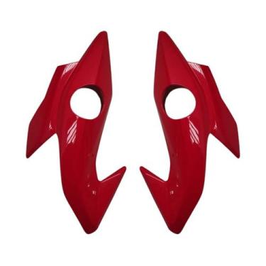 Imagem de Par Carenagem Lateral Bananinha Moto CG Titan 160 Ano 2016 Até 2021 Fl