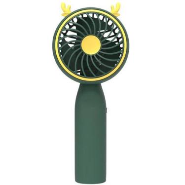 Imagem de Mini Ventilador de Mesa Portátil Recarregável 3 Velocidades - INBOXMOB
