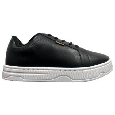 Imagem de Tênis moleca solado reto ref: 5835.100 feminino, Preto, 38