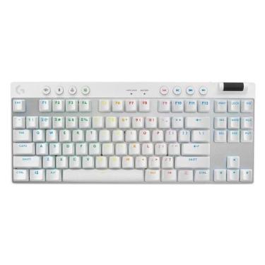 Imagem de Teclado Gamer Sem Fio Logitech G Pro X TKL US RGB GX Brown 920-012143,