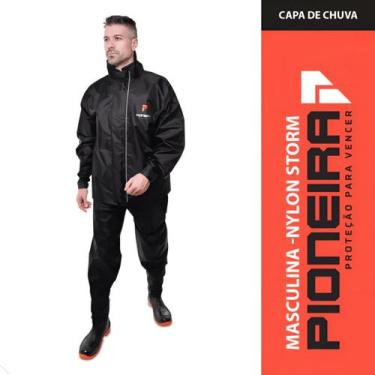 Imagem de Capa chuva (conjunto) nylon masculina pioneira storm tam-p