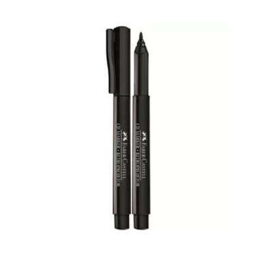 Imagem de Caneta Permanente Faber Castell CD Marker 1.0mm, Preta