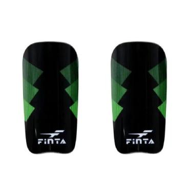 Imagem de Caneleira Futebol Finta Profissional Lethal Ultra Leve 8x15cm e 36 gra