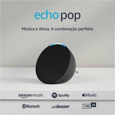 Imagem de Echo Pop Inteligente Alto-falante Alexa Controle Por Voz Com Garantia 