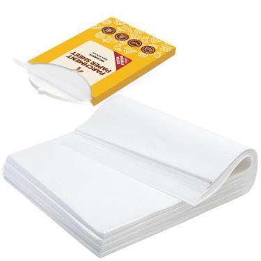 Imagem de Papel manteiga Katbite 300 folhas 30 x 41 cm resistente