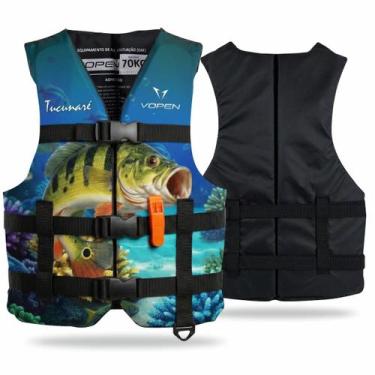 Imagem de Colete Flutuador Pesca Vopen Fishing PES03 Genero:unissexCor:TucunaréT