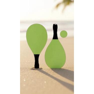 Imagem de Kit Paleta de Frescobol Profissional com Bola - Congratulations Store