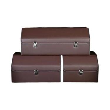 Imagem de Organizador De Porta-Malas De Carro Em Couro Impermeável Para SUV, Con