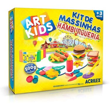 Imagem de Kit de Massinhas de Modelar Hamburgueria 500g - Acrilex