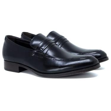Imagem de Sapato Social Democrata Metropolitan Couro Harry Flex, Preto, 39