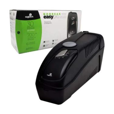 Imagem de Nobreak Ragtech 700VA Senoidal 4164 Easy Pro Trivolt Automático 6 Toma