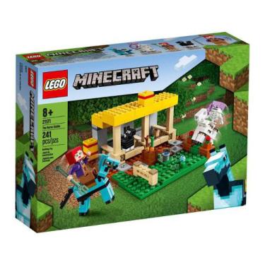 Imagem de Lego Minecraft - O Estábulo De Cavalos 241 Peças - 21171