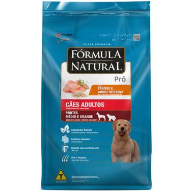 Imagem de Ração Fórmula Natural Pró Super Premium Sabor Frango e Batata Doce para Cães Adultos Raças Médias e Grandes - 15 Kg