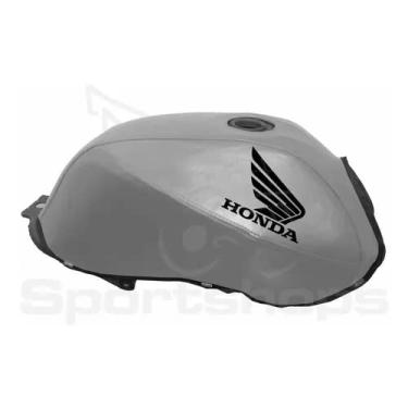 Imagem de Capa De Tanque Para Moto Honda CG 150 Fan (Com Logo) (CINZA)