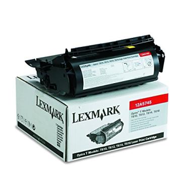 Imagem de Lexmark 12A5745 toner de alto rendimento, rendimento de 25.000 páginas, preto