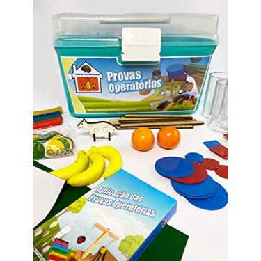 Imagem de Genérico - Kit de Provas Piagetianas (14 Provas Operatórias) - Caixa Plástica - C/ Curso Online - Avaliação Cognitiva Infantil