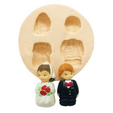Imagem de Molde De Silicone Casamento, Noivos