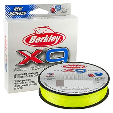 Imagem de Berkley Jordan Lee x9 Linha de pesca trançada - X9BBK100-GG - Teste de 45,7 kg, 2187yd