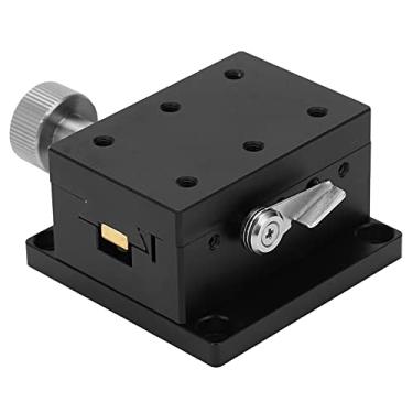 Imagem de Platina linear de eixos Z, leve e resistente ao atrito Liga de alumínio de platina linear manual para microscópios fotográficos