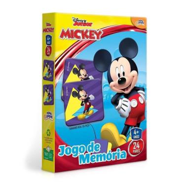 Imagem de Jogo De Memória Disney Júnior Mickey 24 Pares 8004 - Toyster