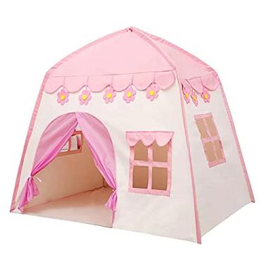 Imagem de ERYUE Tenda de Brincar,Tenda infantil para brincar com a princesa Castelo Tenda para brincar em tecido Oxford Grande teatro de fadas com bolsa de transporte para meninos e meninas interno ao ar livre