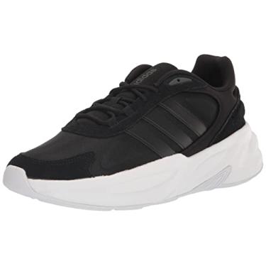 Imagem de adidas Tênis de corrida masculino Ozelle, Preto/Preto/Cinza, 9.5