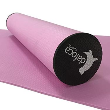 Imagem de Rolo Massagem 60cm Foam Roller Liberação Miofascial Soltura DF1066 Rosa Dafoca