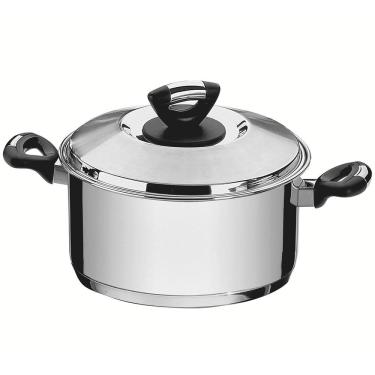Imagem de Caçarola Funda Tramontina Solar Baquelite Inox - 20cm