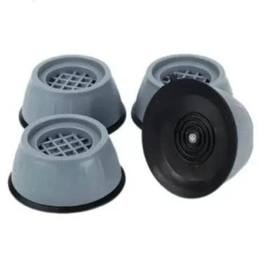 Imagem de JIANW Kit 4 Pés Para Máquina De Lavar Secadora Lava-Louças Anti Vibração Nivelador Universal