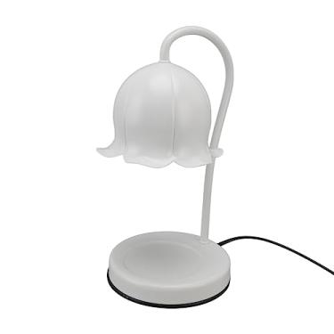 Imagem de Lâmpada Aquecedora de Velas Com Função de Temporizador Regulável Vela Elétrica Lâmpada de Fusão de Cera Luz Quente para Cabeceira Plugue Dos EUA