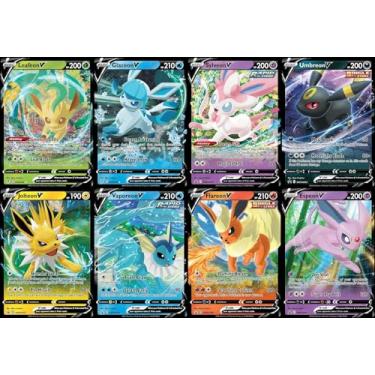Imagem de Umbreon - Pokemon V Ultra Rare 8 Card Lot - Jolteon - Flareon - Vaporeon - Espeon - Glaceon - Leafeon - Sylveon - Eeveelutions