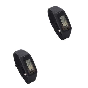 Imagem de YARNOW 2 Unidades relógios pulseira pedômetro contador ambulante relógio de passo relógio pedômetro pulseira de lcd Moda relógio de pulseira relogio digital Assistir