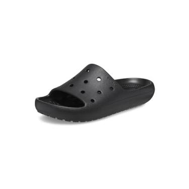 Imagem de Crocs Slides clássicos unissex 2.0, sandálias para mulheres e homens, preto, 4 EUA