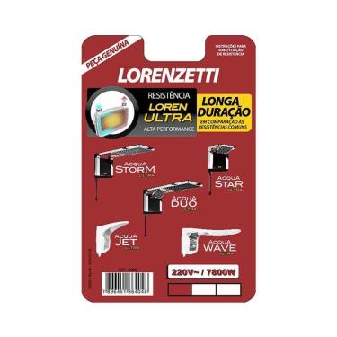 Imagem de Resistência Lorenzetti 3065 B 7800w 220v Loren Ultra