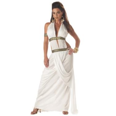Imagem de Fantasia de rainha espartana, Branco, P