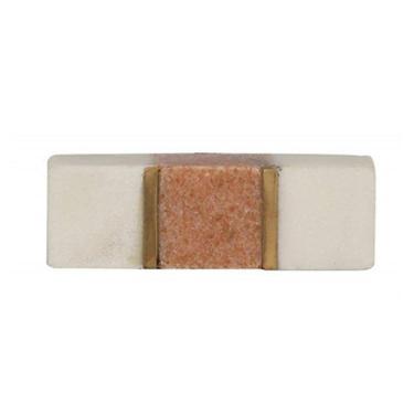 Imagem de Puxador 64350 Sobrepor Pedra Branco / Rosa Venus Victrix UNICO