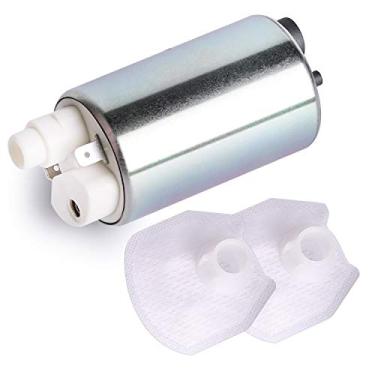 Imagem de Bomba de combustível com dois filtros de combustível compatível com Suziki Kawasaki ER-6N KX Ninja Vulcan Z1000 e Suzuki Bandit 1250S GSX GSXR GSXS Katana 650 RMX RMZ TU250 Vstrom Motor # 49040-0022