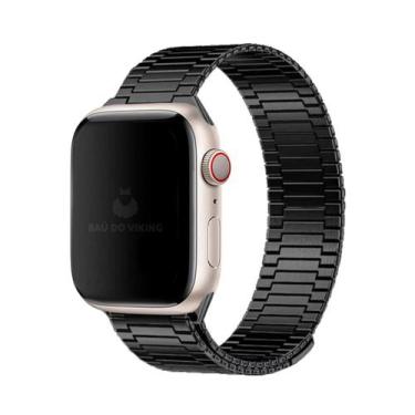 Imagem de Pulseira Elos Clássica Magnética Compatível com Apple Watch - Baú do V