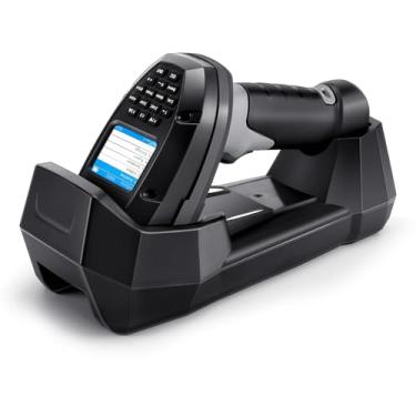 Imagem de Scanner de inventário sem fio, scanner de código de barras Onewscan com base de carregamento, tela de leitura CCD 1D, terminal de dados, 2,4 G, sem fio e conexão USB, scanners de código de barras com