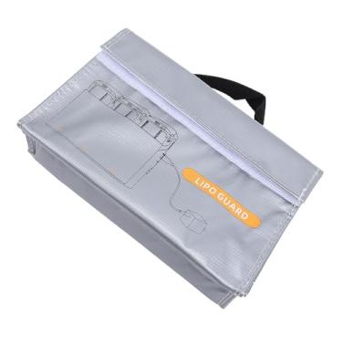 Imagem de Bolsa Segura para Bateria de Drone, Tecido à Prova de Explosão, à Prova de Fogo, à Prova D'água, Bateria Lipo, Bolsa de Armazenamento Protetora Segura para Avata 2