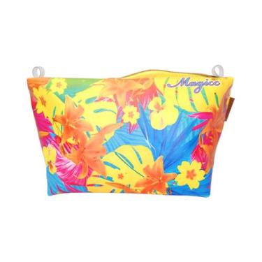 Imagem de Necessaire Feminina Praia Impermeável Viagem Tropical Magicc Bolsas