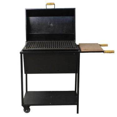 Imagem de Churrasqueira Parrilla Bafo Grande com Rodas Brasa Forte - Nossa Kasa,