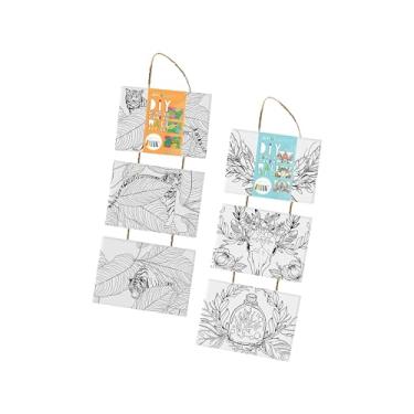 Imagem de Art 101 Gallery Hanging Canvas Wall Art Set Including Two Designs with Acrylic Paint