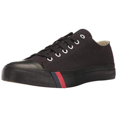 Imagem de PRO-Keds Tênis masculino Royal Lo Classic Canvas, Preto/preto, 4